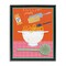 Stupell Industries Retro Italian Pasta Meal Floater Framed Canvas Wall Art Design by Jo Reid